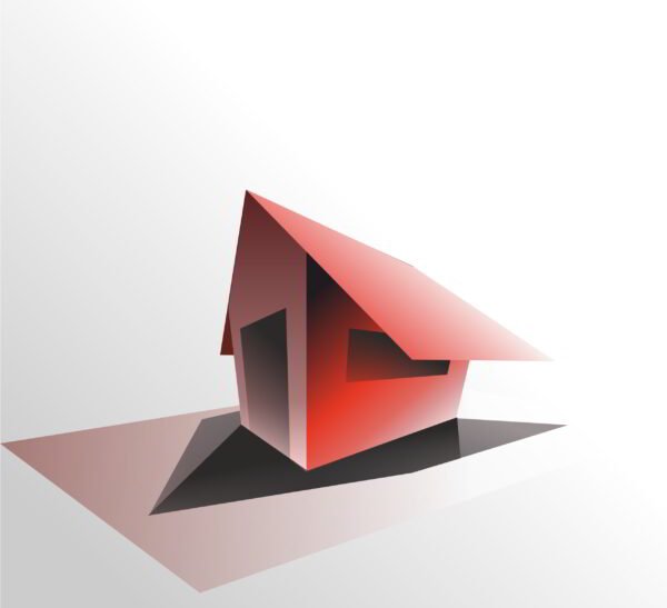 shanky studio artist surinder shanker anand Three 3 point perspective hut digital illustration