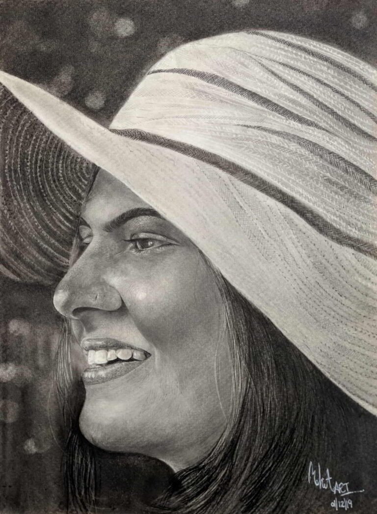 Graphite Charcoal Portrait Free Art Class Shanky Studio