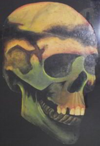Fabric Painting Skull Shanky Studio Surinder Shanker Anand